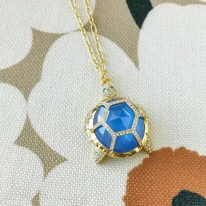 Kate Spade | Paradise Found Turtle Locket | Gold Necklace